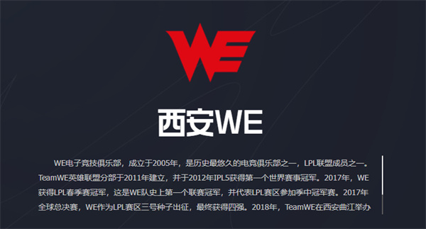 WE战队成员名单2023